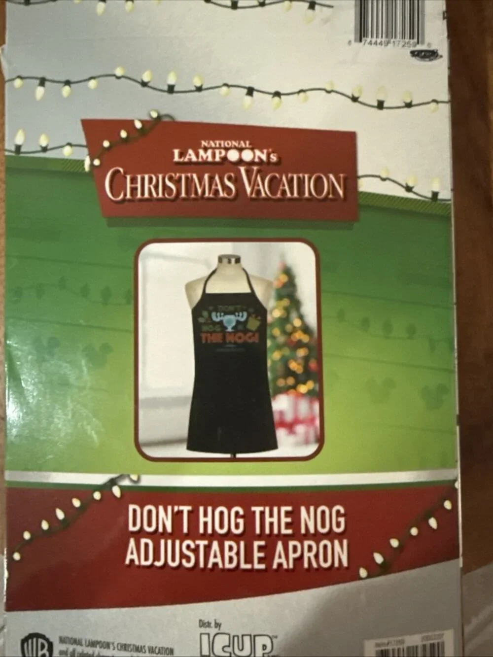 National Lampoon's Christmas Vacation DON'T HOG the NOG Adult Size Apron